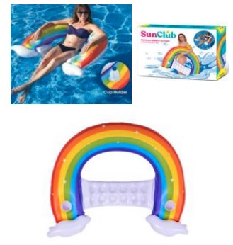 レインボーウォーターラウンジャー　12枚入り 37606