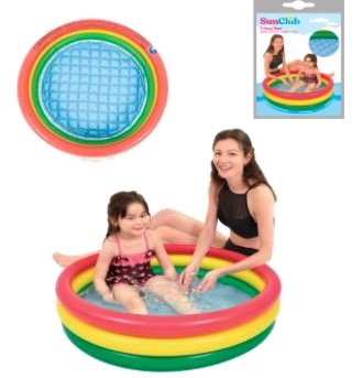 カラフル３リングプール　100cm　12個入り 17218