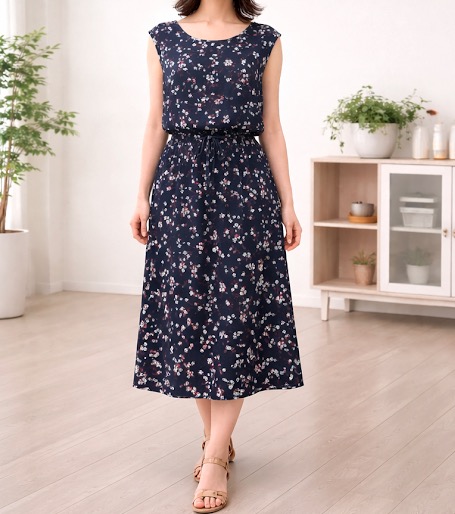 柄込みシャリシャリ天竺　ワンピース①　15枚入り 1004031031