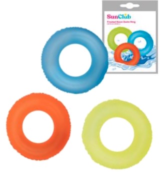 フロストネオン　浮き輪　76cm　36個入り 47213