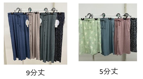 レディース　5分丈/9分丈　ブルガリパンツ　30枚入り 100399791・1003992841