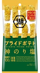 湖池屋 　スリムバッグ プライドポテト ひとくちカット 神のり塩　240個入り 4514410176522