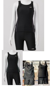 婦人　FILA　フィットネス水着　かぶり　9枚入り 1003836921