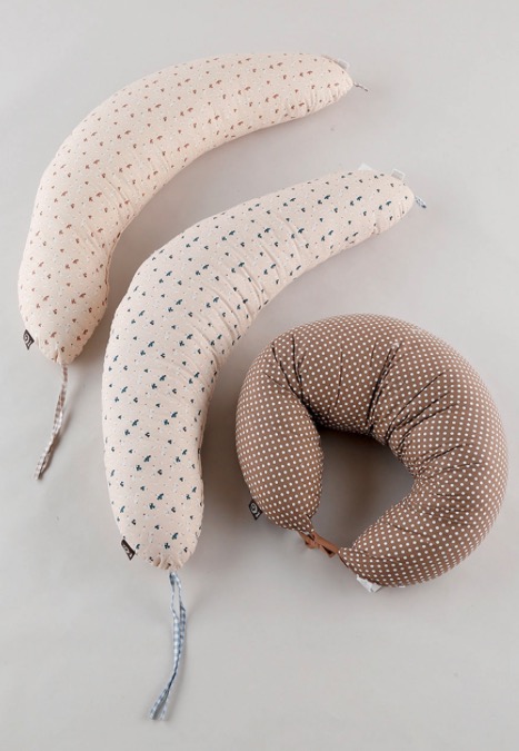 綿プリント　バナナ＆ドーナツ抱きクッション　4個入り 1003943851