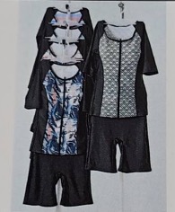 特別特価！！4月限定です！！婦人フィットネス水着　袖付きB　20枚入り 246002-2