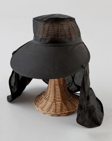 たれ付きバイザー　黒　36個入り 1003739561