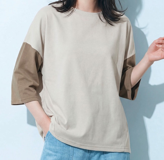 接触冷感　ワイドドロップショルダーTシャツ　20枚入り 1003715341