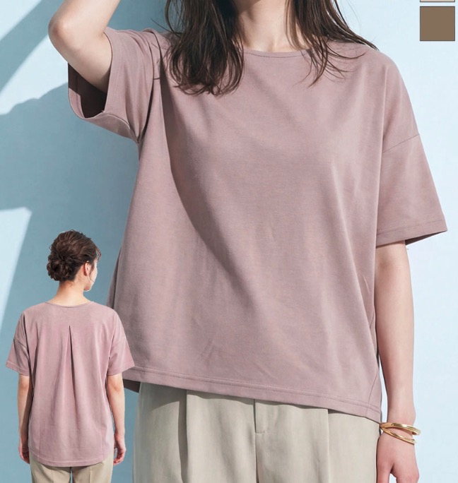 接触冷感　後ろ身タックTシャツ　20枚入り 1003715401