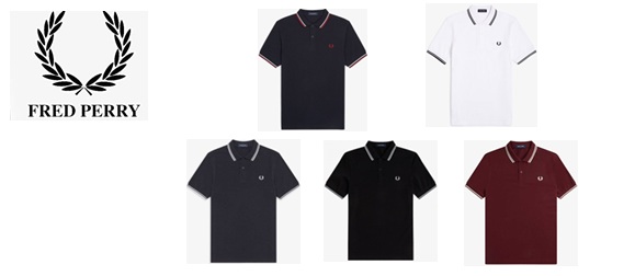 【FRED PERRY】フレッドペリー　メンズ・レディース　TWIN TIPPED FRED PERRY SHIRT　半袖　ポロシャツ　全5色　1枚から購入可能！ M3600