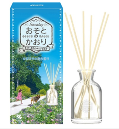 小林製薬　Sawaday香るＳｔｉｃｋおそとのかおり　ひだまりの庭の香り　70ｍｌ   21個入り 4987072085868