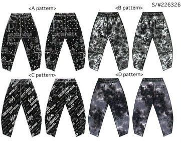 PRIMAL POINT　メンズ　Mesh All over print aladdin pants　総柄　ダブルフェイスメッシュアラジンパンツ　全4色アソート　40枚入り 225326