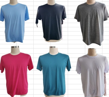 さらっと着られる　ドライTシャツ　全6色アソート　110枚入り