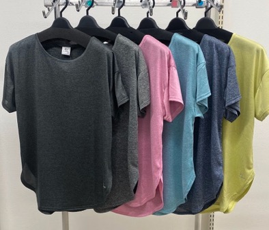 【S-3】杢天竺フィットネス　UV・DRYチュニックTシャツ　　20枚入り 1003701201