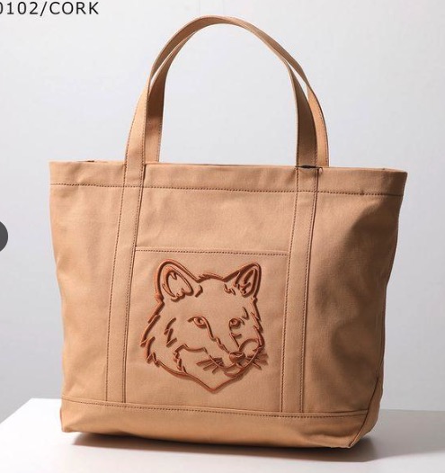 MAISON KITSUNE　ラージトートバッグ　1個から購入可能！ LW05104WW0107