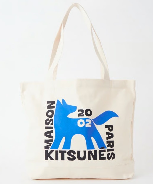 MAISON KITSUNE　ギャラリーフォックストートバッグ　1点から購入可能 QU05110WW9042