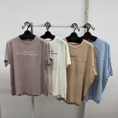 【BRI】半袖　HappyプリントTシャツ　24枚入り 1003992811