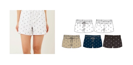 【RUSTY】ラスティ　レディース　  水陸両用 マリン ボードショーツ　全4色アソート　20枚入り 520406