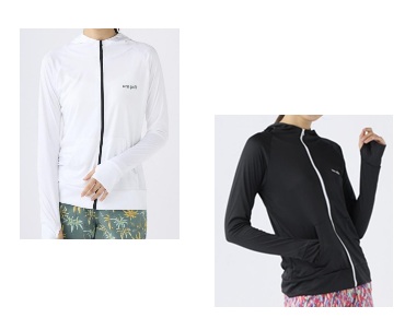 【OP】オーシャンパシフィック　レディース　ラッシュガード　パーカー 長袖 UVウェア 　全2色アソート　20枚入り 523489