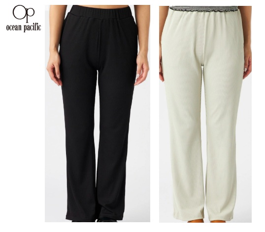 【OP】オーシャンパシフィック　レディース　水陸両用 リブ ロングパンツ　全2色アソート　20枚入り 524449