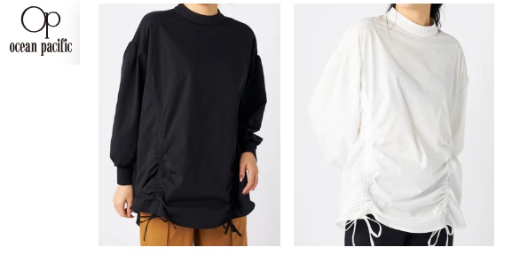 【OP】オーシャンパシフィック　レディース　ラッシュガード　ペアテックス ドローストリング2WAYシャツ　全2色アソート　20枚入り 525472