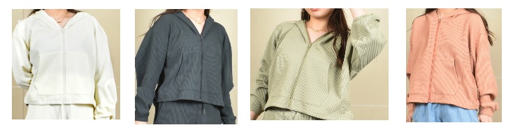 【OP】オーシャンパシフィック　レディース　ラッシュガード　パーカー 長袖 UVウェア ジップアップ 　全4色アソート　20枚入り 525483