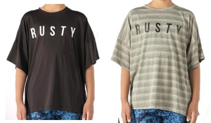 【RUSTY】ラスティ　キッズ　水陸両用　UVカット　半袖　Tシャツ　全2色アソート　20枚入り 962460