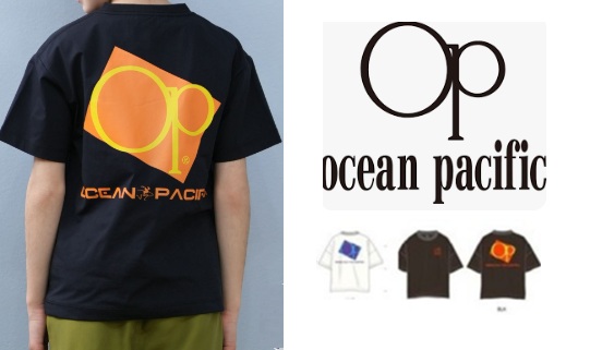 【OP】オーシャンパシフィック　キッズ　バックプリント　半袖Tシャ　ツ　水陸両用　全2色アソート　20枚入り 565466
