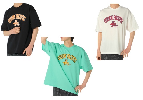 【OP】オーシャンパシフィック　メンズ　ラッシュガード 半袖Tシャツ　　全3色アソート　20枚入り 515466