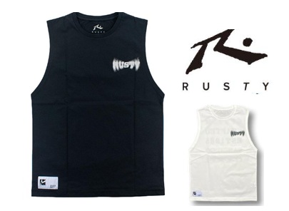 【RUSTY】ラスティ　メンズ　水陸両用　ラッシュガード　タンクトップ　全2色アソート　20枚入り 915473