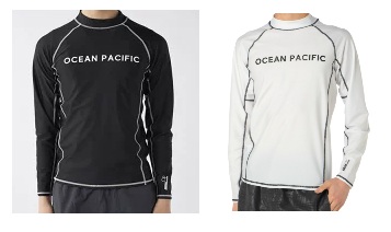 【OP】オーシャンパシフィック　メンズ　ラッシュガード　　全2色アソート　20枚入り 515477
