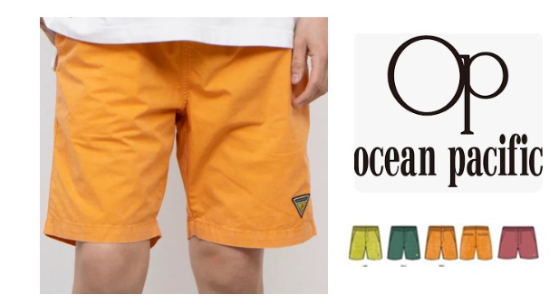 【OP】オーシャンパシフィック　メンズ 　ワンポイント　ショートパンツ　全4色アソート　20枚入り 515758