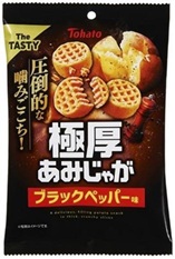 東ハト 極厚あみじゃが　ブラックペッパー味　240個入り 4901940115747