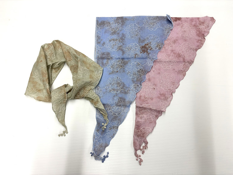 軽やか花刺繍プチストール　16枚入り 1003901321
