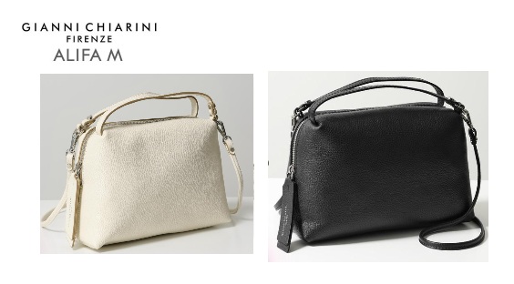 【GIANNI CHIARINI】ジャンニ キアリーニ　ALIFA　Mサイズ　ショルダーバッグ　全2色　1個から購入可能！ BS 8148 GRN