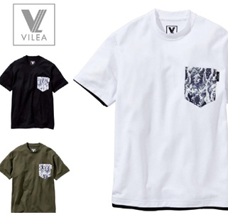 VILEA　レイヤード風半袖Ｔシャツ　全3色アソート　30枚入り