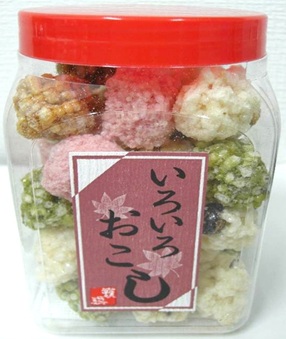 紀和製菓 ポット　いろいろおこし　60個入り 4971707818013