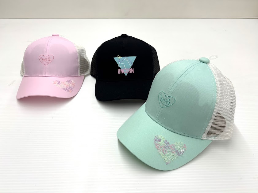 特価　女児メッシュキャップ　15個入り 1003913041