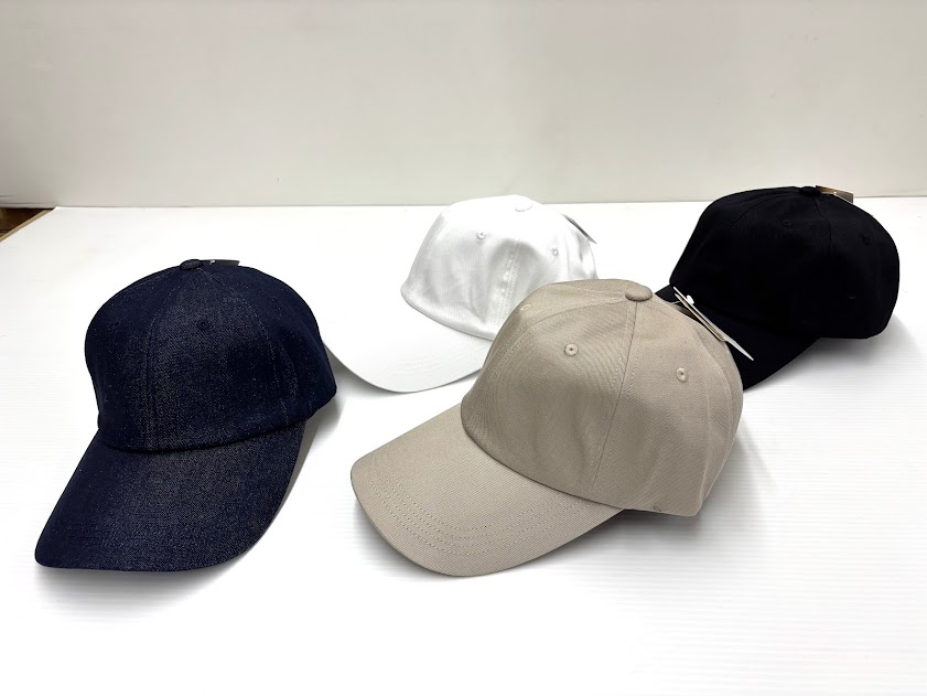 ロングバイザー　無地コットン深めキャップ　8個入り 1003889881