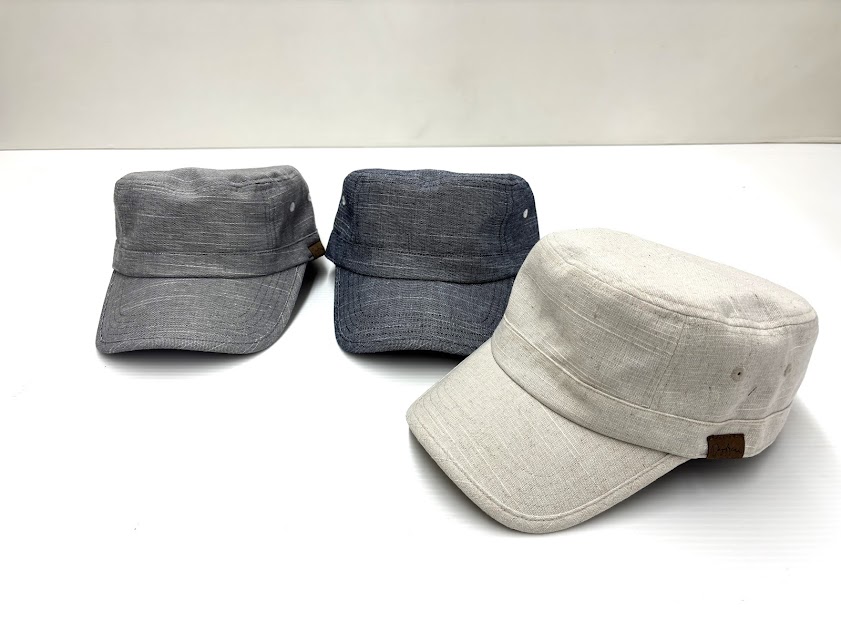 シャンブレーサイドタグワークキャップ　6個入り 1003889861