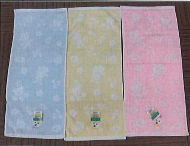 336匁　無撚糸ジャガードフェイスタオル　120枚入り 10038888661