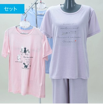 婦人半袖天竺Tスーツ　12枚入り 353147