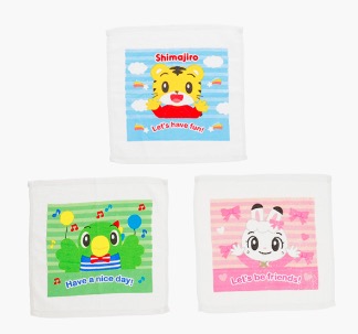 【5/25までSALE★】ハンドタオル3枚組　各種10セット入り
