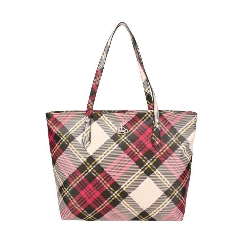 【Vivienne Westwood】ヴィヴィアンウエストウッド 　レディース　SAFFIANO PRINTED SHOPPER　　トートバッグ　1個から購入可能！ 4205007D S0012