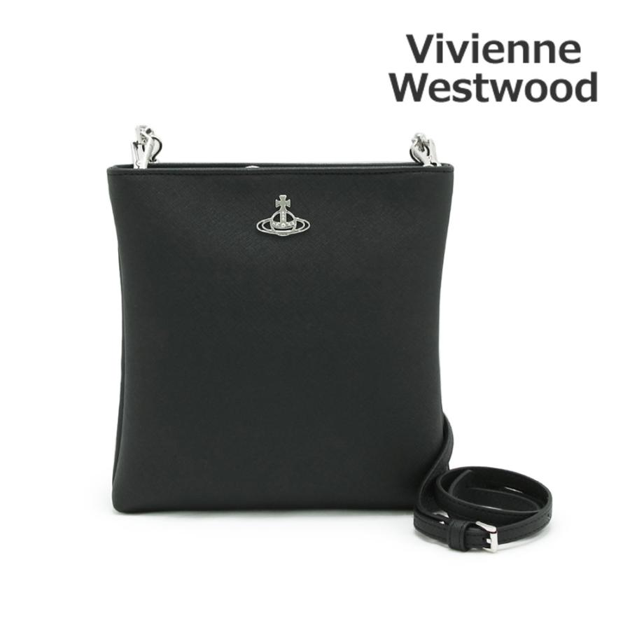 【Vivienne Westwood】ヴィヴィアンウエストウッド 　レディース　SAFFIANO SQUARE CROSSBODY　ショルダーバッグ　1個から購入可能！ 51160005 S000B
