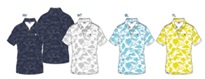 【FILA　GOLF】フィラゴルフ　メンズ　半袖　総柄ポロシャツ　全4色アソート　20枚入り 744677