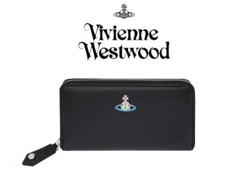 【Vivienne Westwood】ヴィヴィアンウエストウッド 　レディース　NAPPA ZIP ROUND　長財布　1個から購入可能！ 52020005 L001L