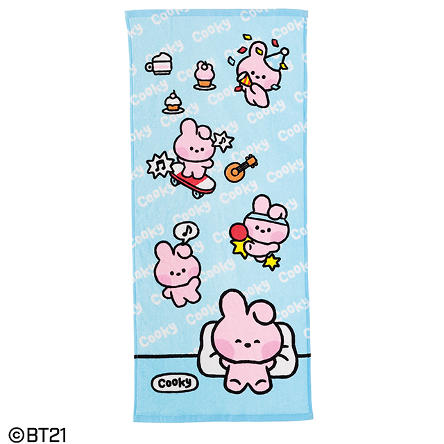 BT21　プリティポーズ　フェイスタオル各種　10枚入