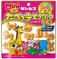 ギンビス　ミニたべっ子どうぶつバター味　240個入 4901588131949