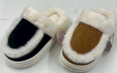 婦人　ふわふわ　モカシンっぽルームサンダル　12足入 1003485521