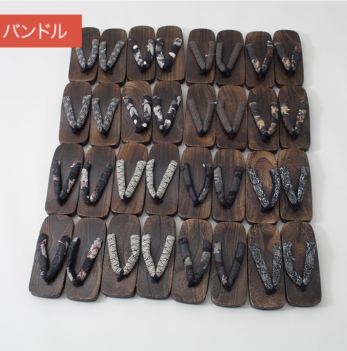 紳士　焼き桐下駄　L寸（26cm）　48足入り  94054816